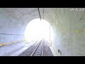 Cab Ride - Interlaken to Grindelwald Switzerland | Train Driver view | 4k 60p uhd video