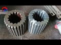 Spur Gear Cutting | Outer Gear and Inner Gear | Pembuatan Roda Gigi Lurus Luar dan Dalam