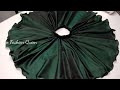 Umbrella skirt cutting and Stitching | Double circle skirt | Full Flare Umbrella Gown