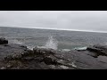 Lake Superior kicking up her heels.