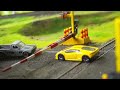 Steam train vs Car Crashes 😱 at Railroad crossing