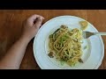A Twist on Spaghetti Carbonara | Cooking POV | Kitchen ASMR