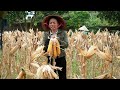 Happy Moments : Take your Daughter to the Park, Harvest Corn in the Garden Goes to Market Sell