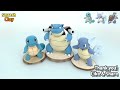 Pokémon Figures Making - Squirtle line!!(Wartortle, Blastoise) | Clay Art
