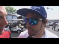 IndyCar Series 2017. Indy 500. Fernando Alonso Out + Interview