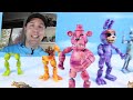 Five Nights at Freddy's FNAF Tie Dye Funko Figure Collection Review