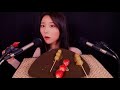 Hand made Tanghulu(Fruit candy)eating sound[suna ASMR] strawberries with grapes