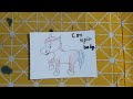 Repair man | Hướng dẫn cách cắt dán và cách vẽ đồ vật, con vật đơn giản bằng giấy: CON NGỰA BABY