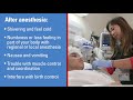 Anesthesia sedation: What to expect