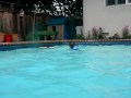 Jacob jumping into pool 7/11/09