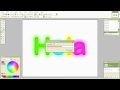 Awesome Effects | Tutorial sencillo como hacer letras con neon en paint.net 2014