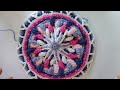 How to Crochet a Mandala Dandelion Blanket Part 2 (R13 - R23)