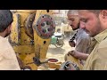 These Experts Solve Cat 966f Brake disc Problem in very Strange Way || Complete video