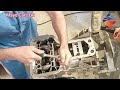 3ZZ-FE Engine Short Block Rebuilding || Crankshaft installation Of Toyota Corolla