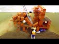 LEGO Mine Flood Disaster - LEGO Dam Breach Experiment
