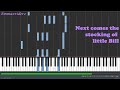 Up on the housetop (Synthesia + Lyrics)