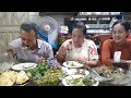 Vlog 1271. Salad sdao with smoked fish.Sun dried head fishes sour soup. Khmer traditional food.
