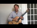 Classical Guitar Lesson- Beginner Lesson