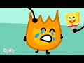 Firey JR is Scared of Spongebob Popsicle (inspired by KevinMoraYT)