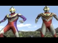 Ultraman Tiga & Gaia v2 - TAG Team Mode ★Play ウルトラマン FE3