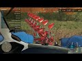 Farming Simulator 22 Без комментариев Вспашка поля на тракторе New Holland Genesis T8.435