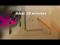 Drawing an eye in 5 second’s v.s 20 minutes!