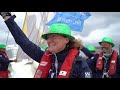 Clipper race, 40M Waves, Whales and racing.