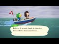 Animal Crossing: New Horizons - The sun breaks through just as Kapp'n sings it