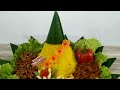 CARA MUDAH MEMBUAT TUMPENG NASI KUNING ULANG TAHUN MODAL 100RB