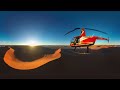 Namib Desert, Namibia. 8K 360 aerial video.