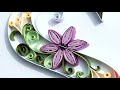 QUILLING:  How to Fill a Letter S Outline