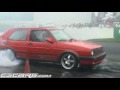 VW Golf II GTI RWD burnout