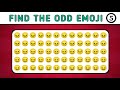 Find the Odd Emoji I Emoji Quiz I Emoji puzzle I Find the difference