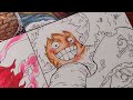 Drawing Luffy in Different Devil Fruit Power | One Piece | ワンピース