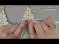 DIY Tutorial l How to make Macrame Christmas Ornament ?  5 Easy Beautiful Patterns