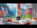Gentle Jazz Ambience 🌸 Relaxing Jazz Instrumental Music in Luxurious Apartment to Work, Study, Focus