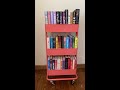 3 Ways to Organize Your Book Cart #shorts