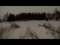 Snowmobile on Motocross Track