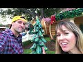 Disneyland is so Christmassy! | We have to know how may trees are in Disneyland! | 12-25-2017