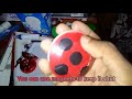 DIY ladybug yoyo in 5 minutes *miraculous*