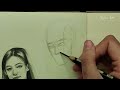 🌷How I Draw JENNIE BLACKPINK🌷 pencils drawing practice with me (•ө•)♡🖤💓