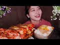 ASMR Handmade Kimchi+ Cauldron rice Mukbang[suna asmr]