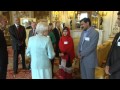 Malala Yousafzai meets the Queen
