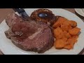 PRIME RIB 😋WITH MASHED POTATOES & COOKED CARROTS ‎ #steak #dinner #cafe
