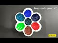 Guess the final color 🎨 | Satisfying video | Art video | Color mixing video | Paint mixing video