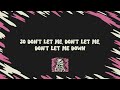 The Chainsmokers - Don't Let Me Down (sped up + lyrics)