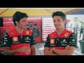 Charles Leclerc and Carlos Sainz Take On Our Sim Challenge
