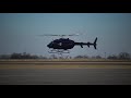 Bell 407 Taking Off From The Clarksville Regional Airport and Jet Center