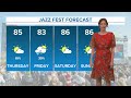 New Orleans Weather: Rain around Monday afternoon, drying out tonight