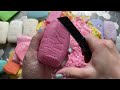 ASMR cutting 28 soap cubes